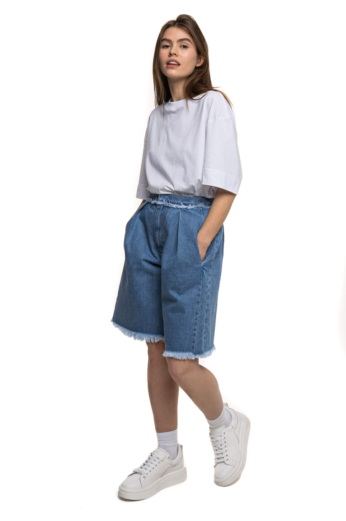 Шорты Бермуды модель sp21-brmd-blue Фото