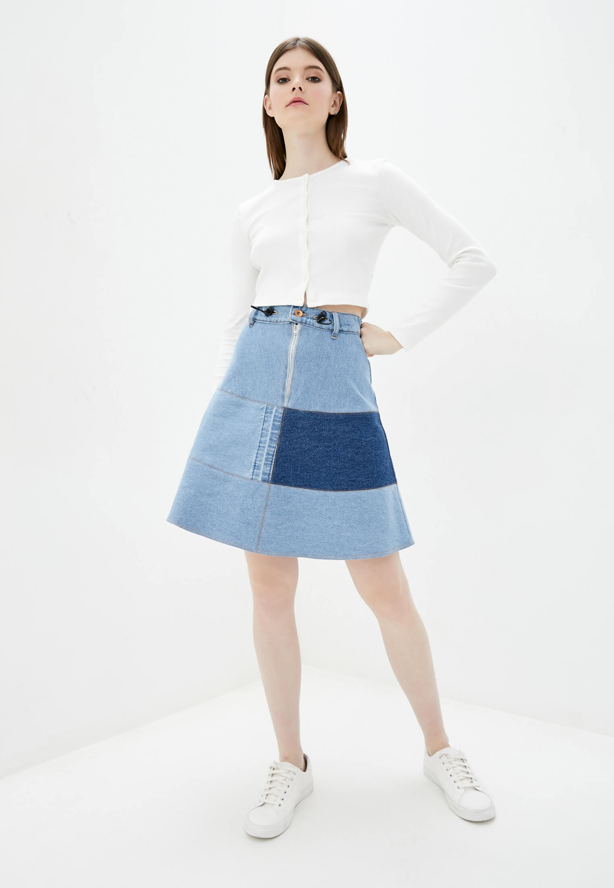 Юбки Юбка джинсовая модель swplb Фото