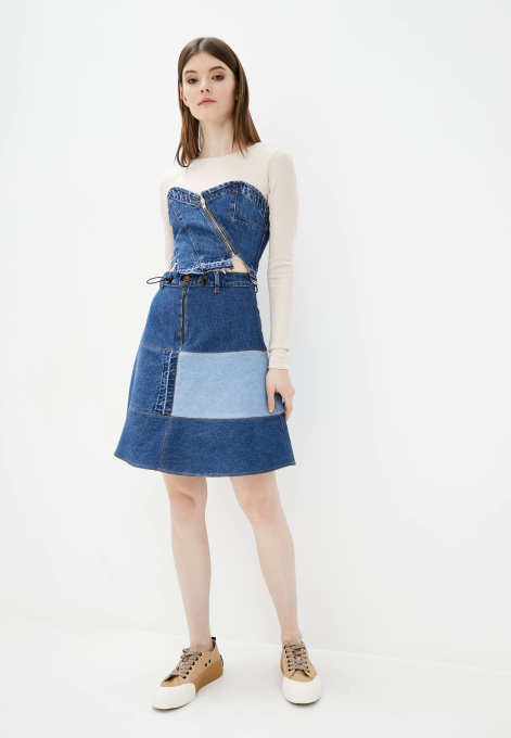 Юбки Юбка джинсовая модель swpb Фото