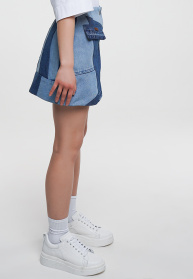 Юбки Юбка джинсовая модель sp21-skrt-blue Фото