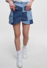 Юбки Юбка джинсовая модель sp21-skrt-blue Фото