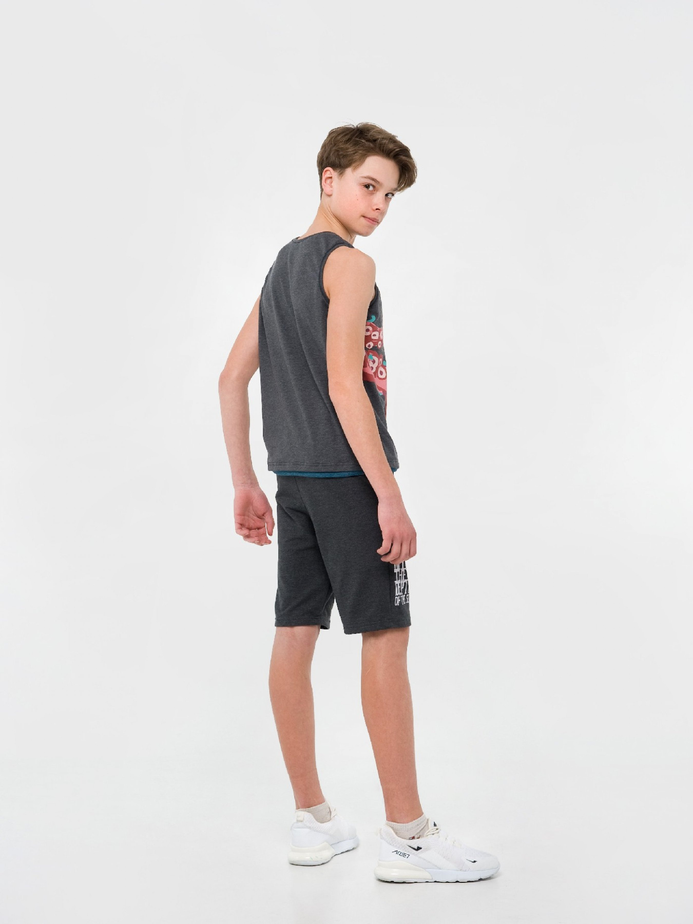 Майка SMIL модель smil_110628-1-seryj Фото