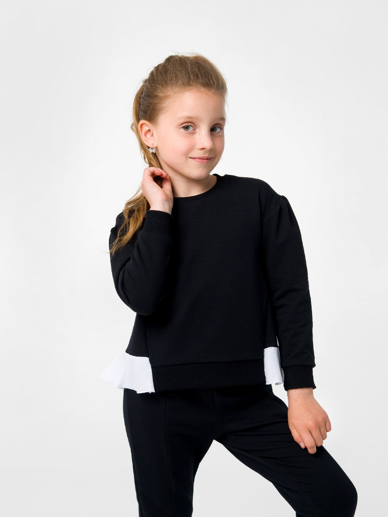 Свитшот SMIL модель smil_116469-cernyj Фото