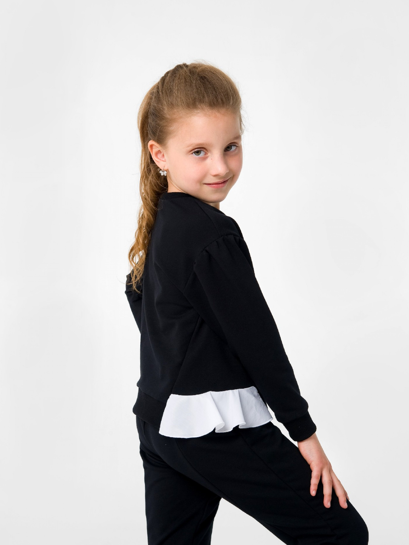 Свитшот SMIL модель smil_116469-cernyj Фото