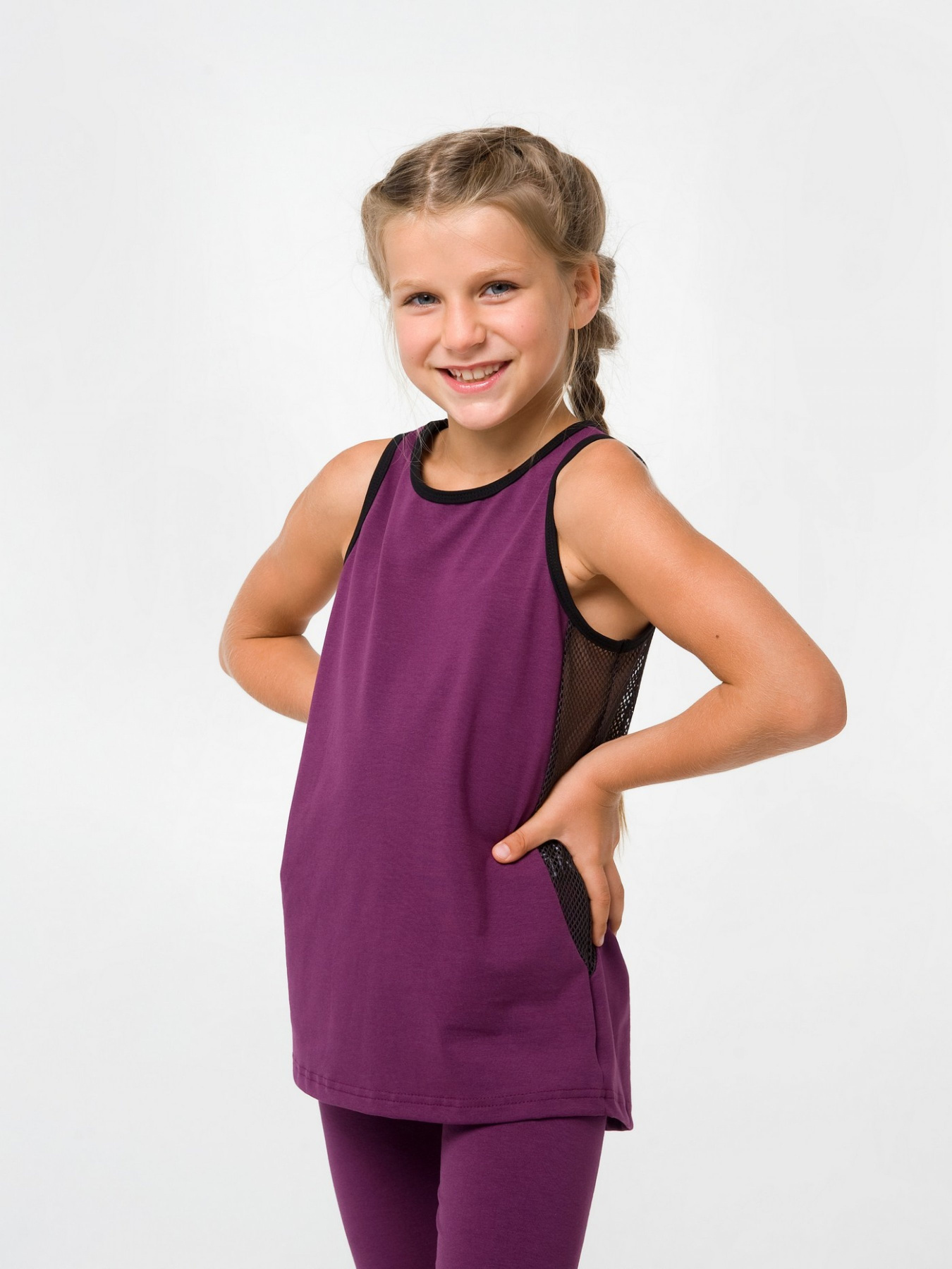 Спортивна майка SMIL модель smil_110663-bordovyj Фото