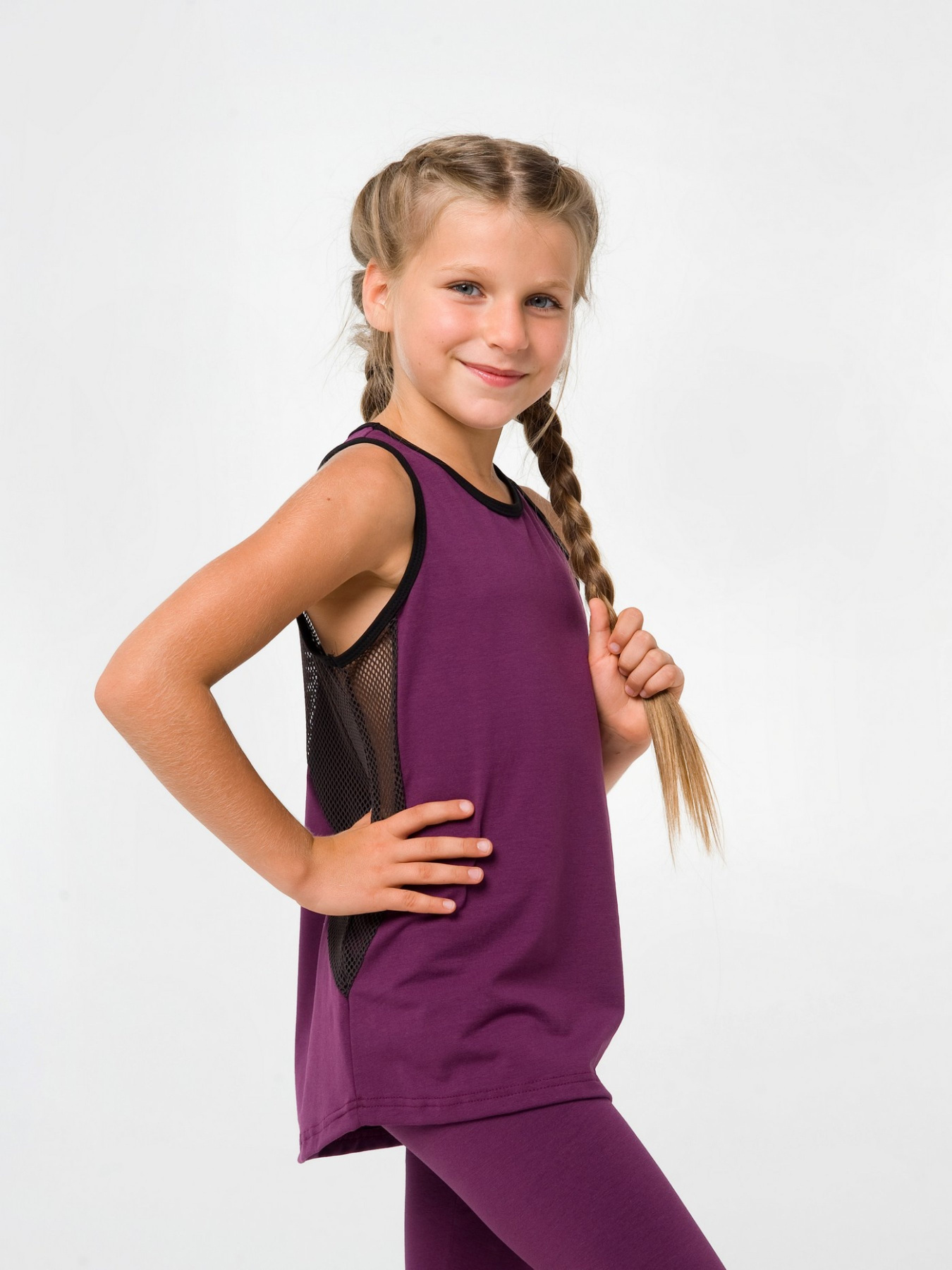 Спортивна майка SMIL модель smil_110663-bordovyj Фото