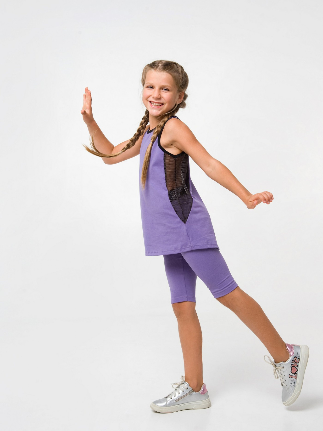 Майка спортивна SMIL модель smil_110663-sirenevyj Фото