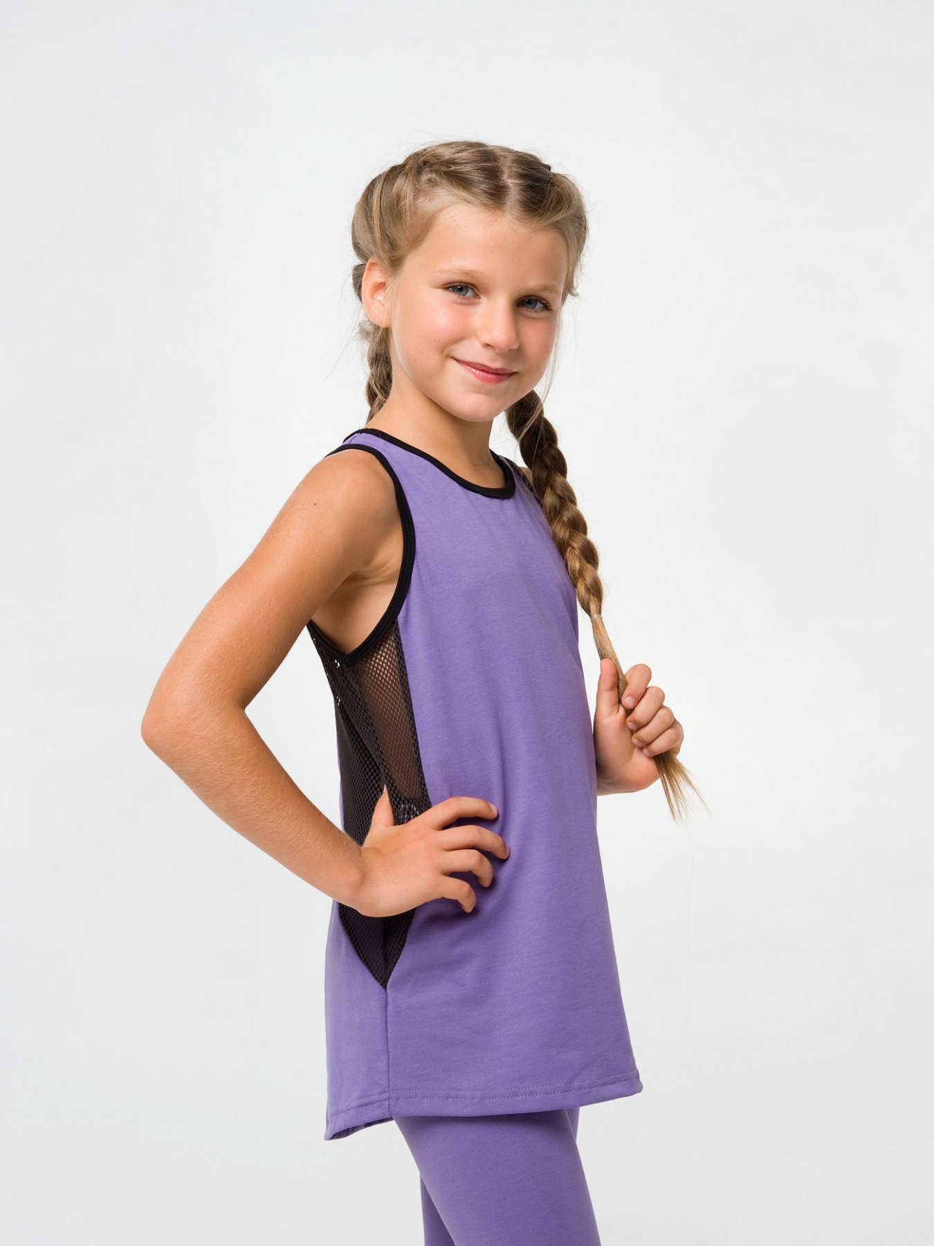 Спортивна майка SMIL модель smil_110663-sirenevyj Фото