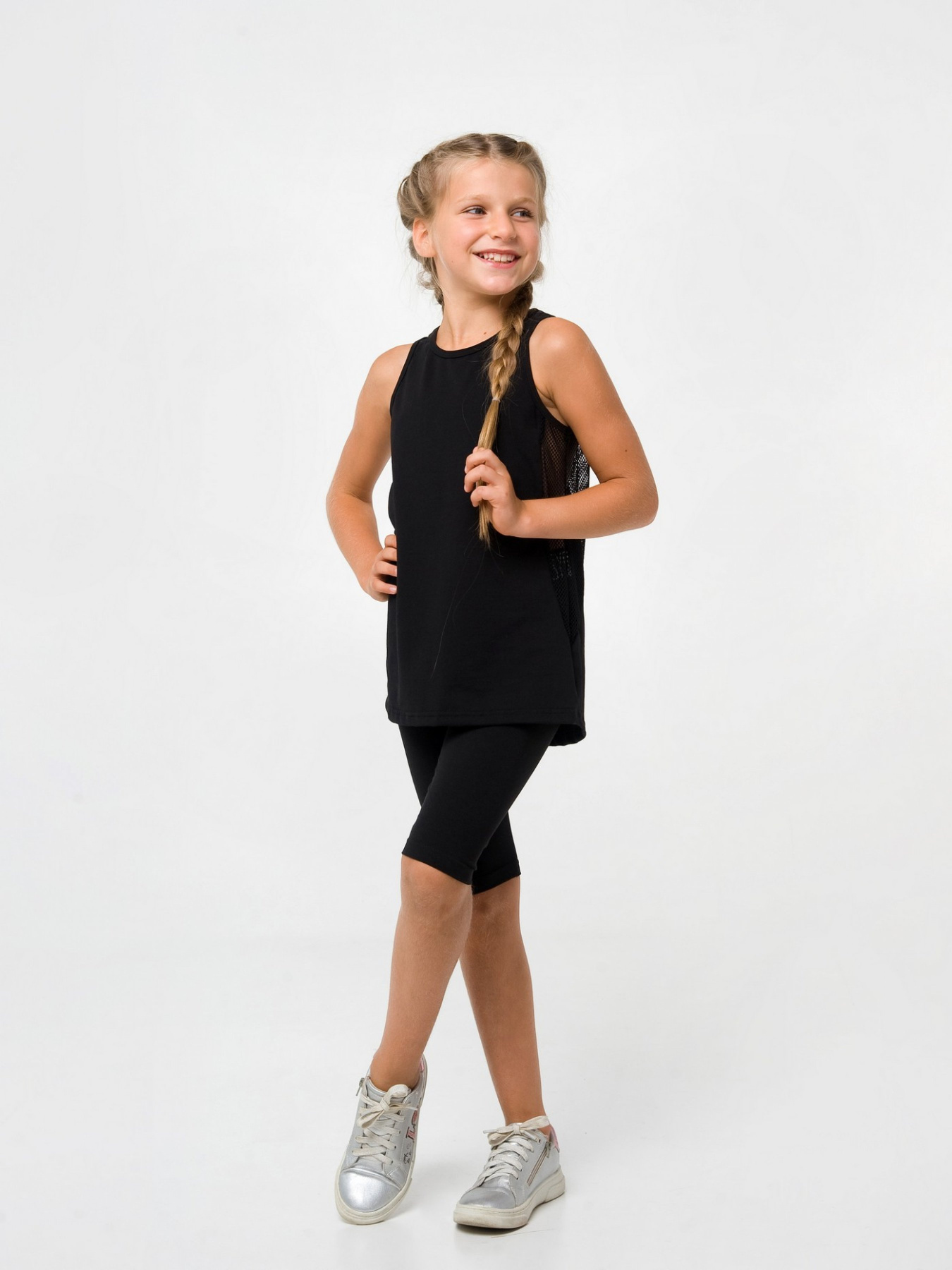 Майка спортивна SMIL модель smil_110663-cernyj Фото