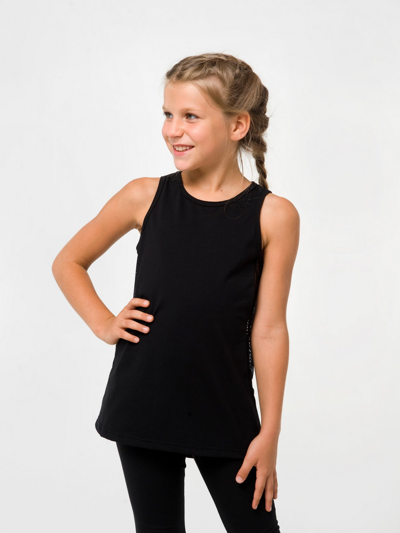 Майка спортивна SMIL модель smil_110663-cernyj Фото