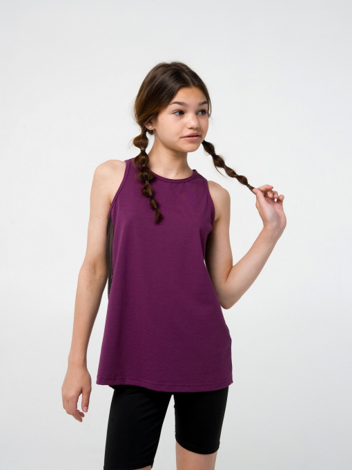 Майка спортивна SMIL Модель smil_110666-bordovyj Фото