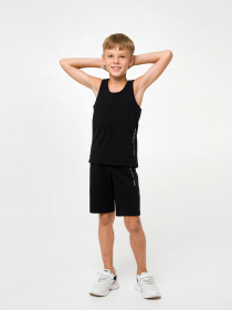 Майка SMIL модель smil_110659-cernyj Фото