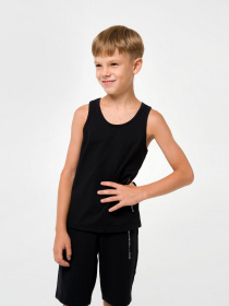 Майка SMIL модель smil_110659-cernyj Фото