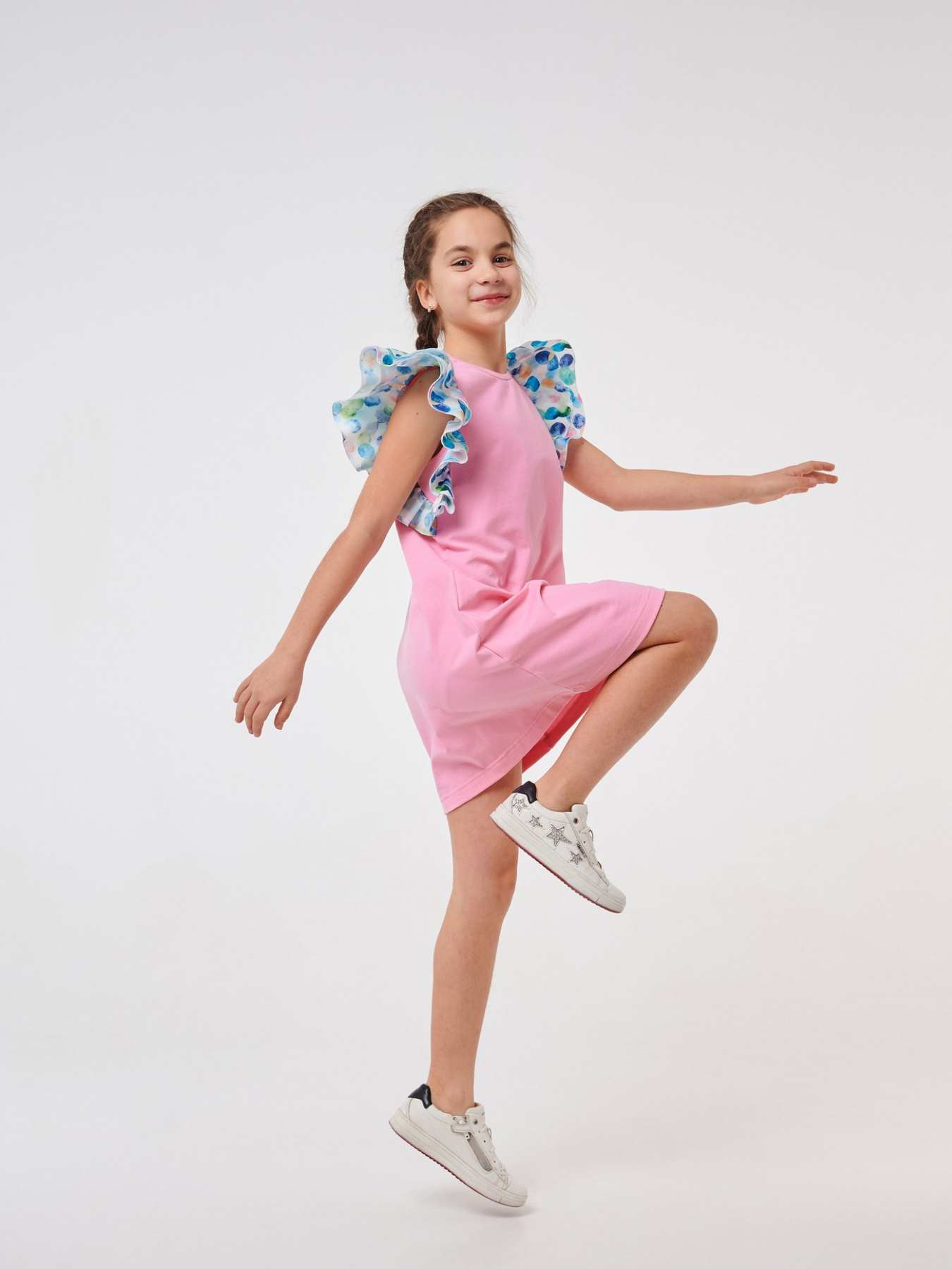 Платье мини SMIL модель smil_120359-rozovyj Фото