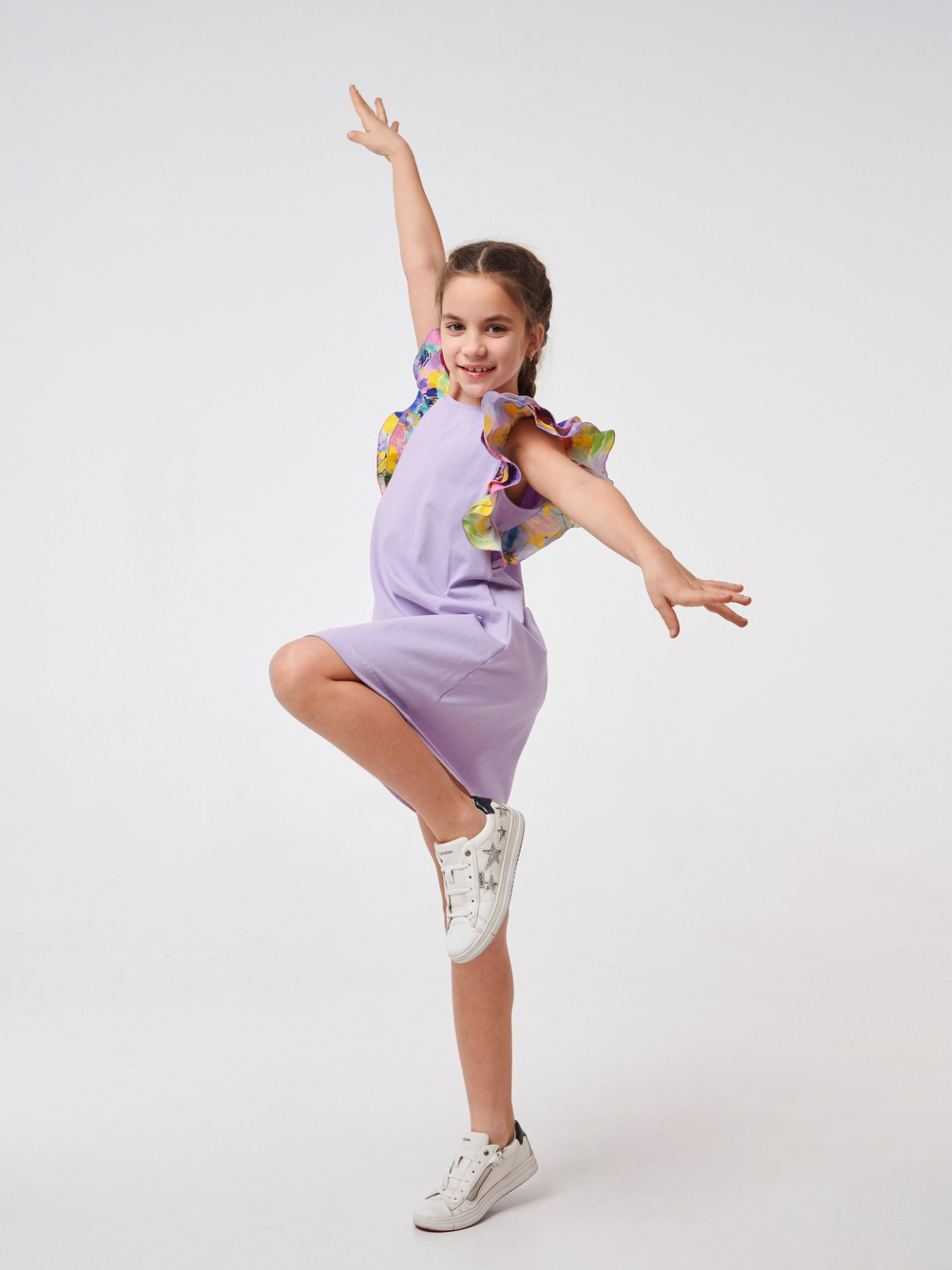 Платье мини SMIL модель smil_120359-fioletovyj Фото