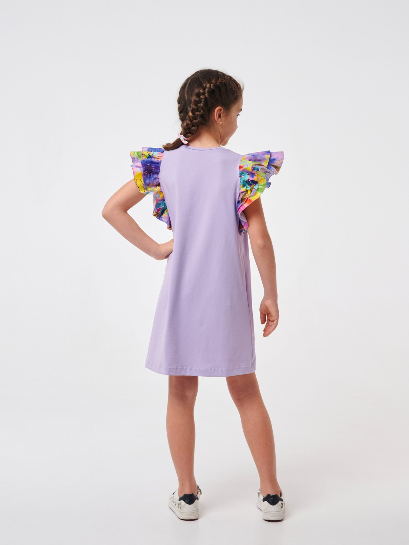 Платье мини SMIL модель smil_120359-fioletovyj Фото