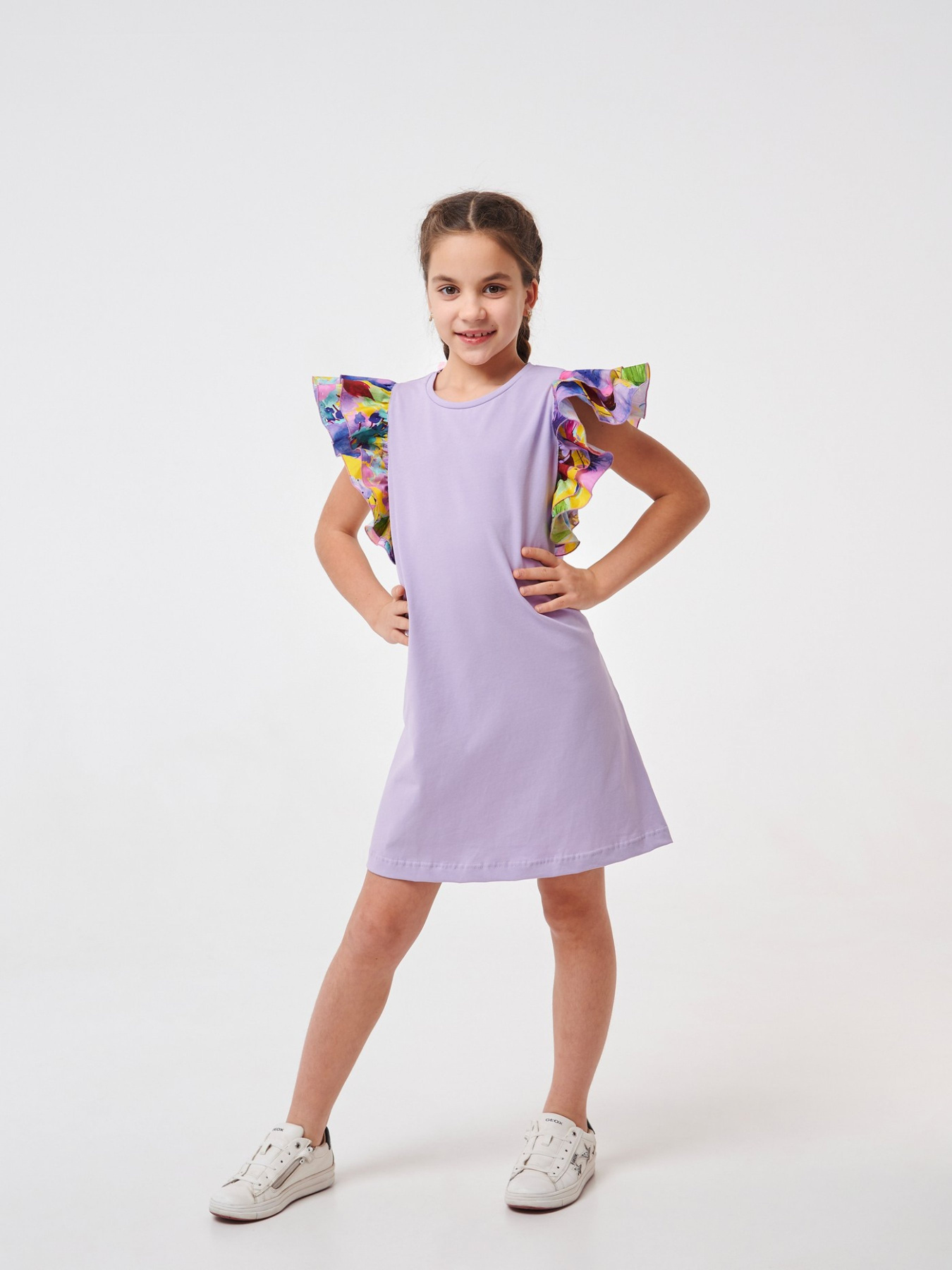 Платье мини SMIL модель smil_120359-fioletovyj Фото