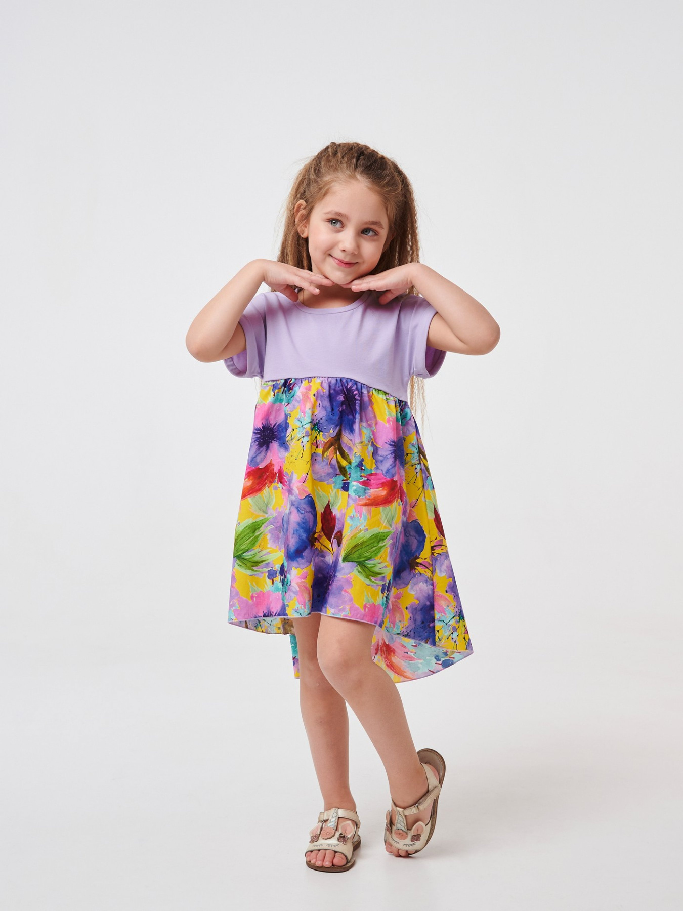 Платье мини SMIL модель smil_120349-fioletovyj Фото