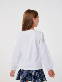 Блуза SMIL модель smil_114906-belyj Блуза SMIL модель smil_114906-belyj Фото