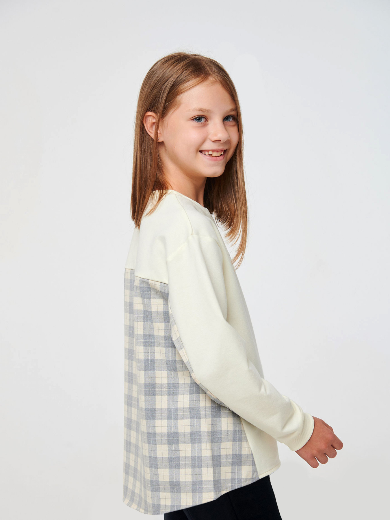 Свитшот SMIL модель smil_116585-kremovyj Фото