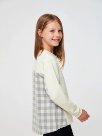 Свитшот SMIL модель smil_116585-kremovyj Фото