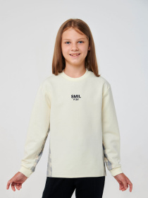 Свитшот SMIL модель smil_116585-kremovyj Фото