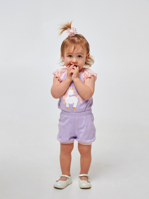 Повседневные шорты SMIL модель smil_112412-lilovyj Фото