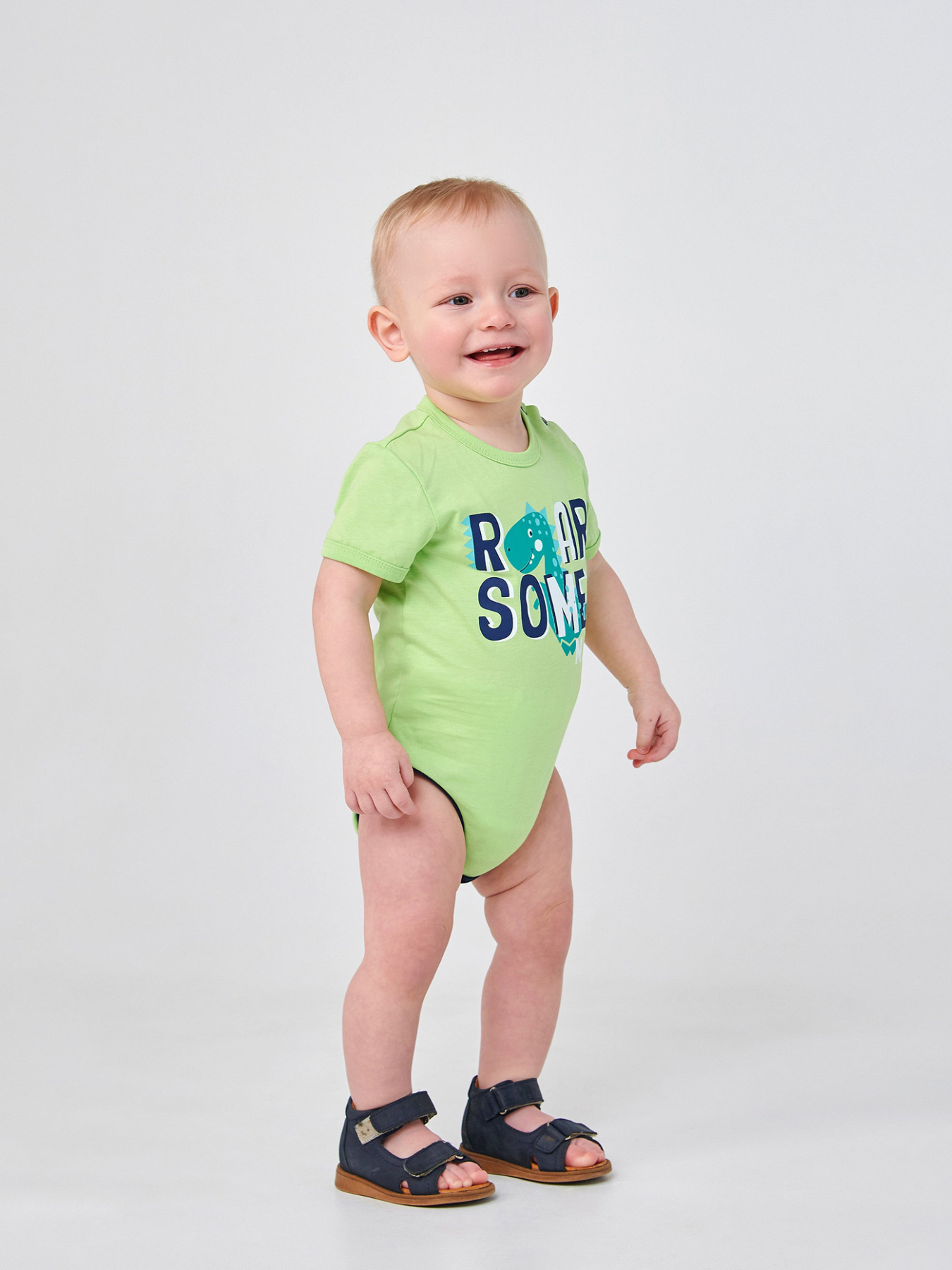 Боди для младенцев SMIL модель smil_121070-salatovyj Фото