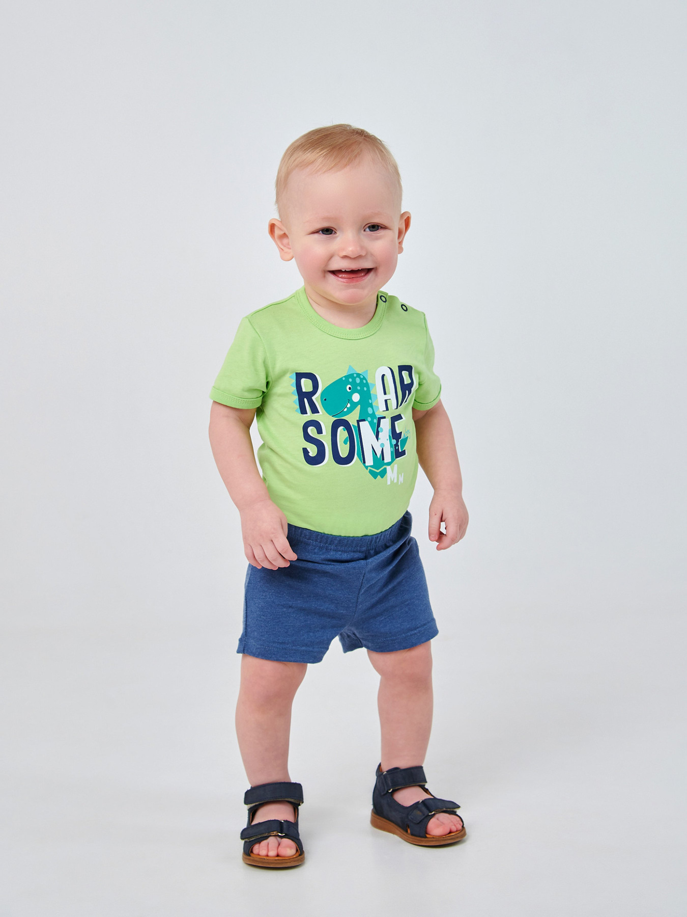 Боди для младенцев SMIL модель smil_121070-salatovyj Фото