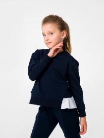 Свитшот SMIL модель smil_116469-temno-sinij Фото