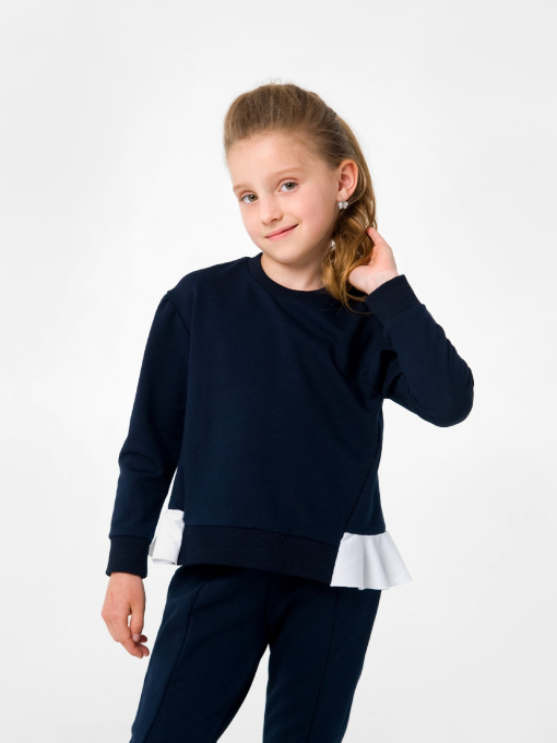 Світшот SMIL модель smil_116469-temno-sinij Фото