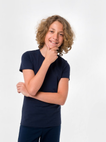 Футболка SMIL модель smil_110559-temno-sinij Фото