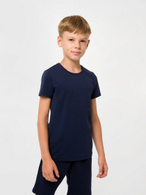 Футболка SMIL модель smil_110565-temno-sinij Футболка SMIL модель smil_110565-temno-sinij Фото