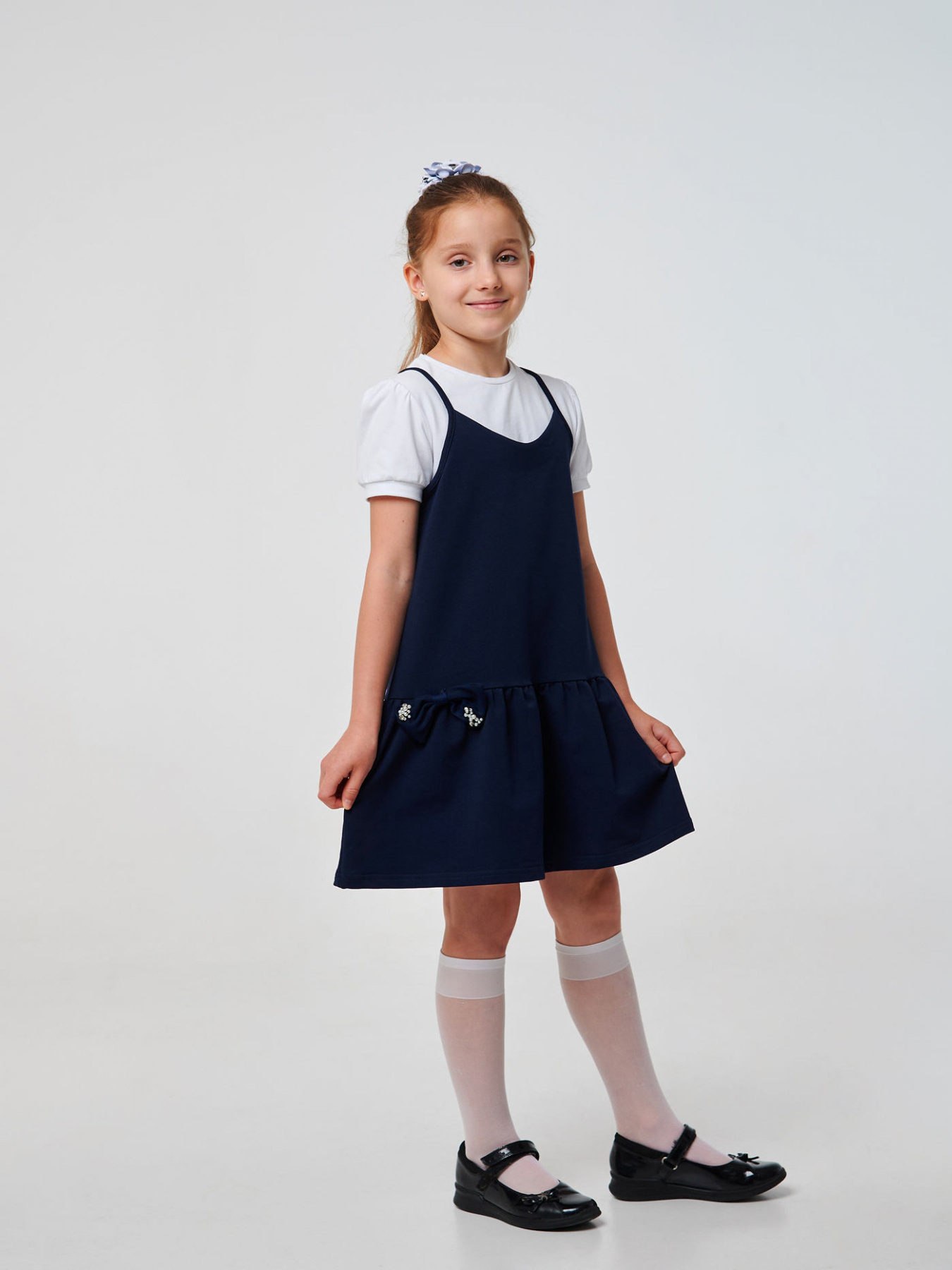 Сарафан SMIL модель smil_120365-temno-sinij Фото