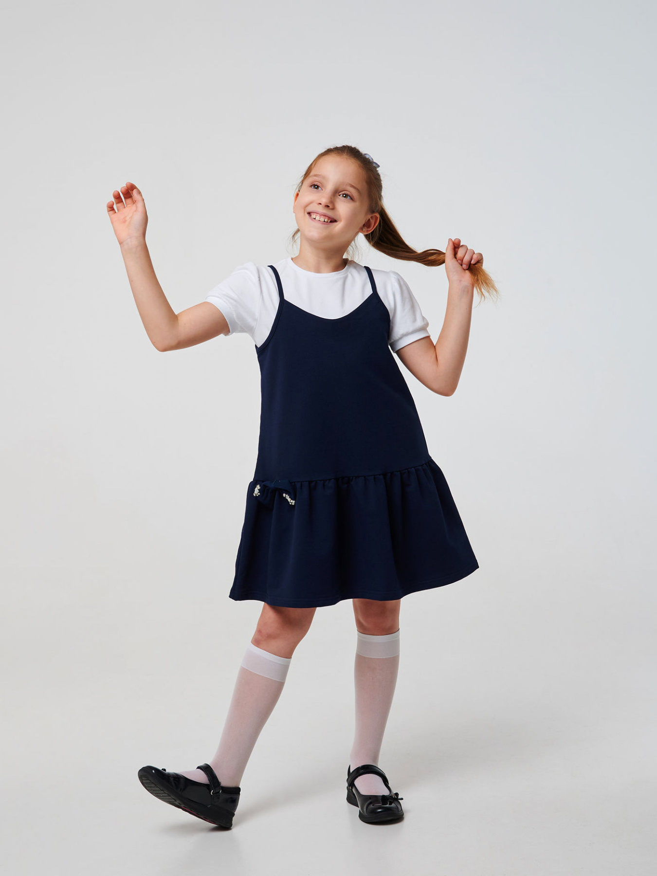 Сарафан SMIL модель smil_120365-temno-sinij Фото