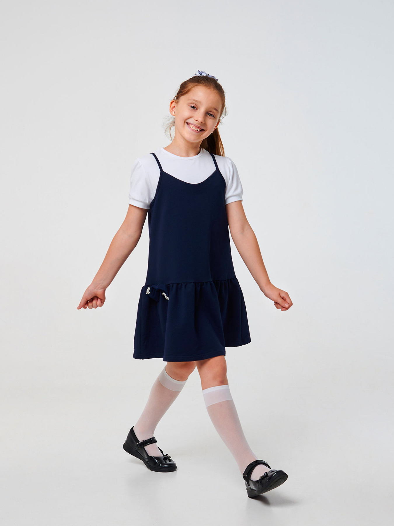 Сарафан SMIL модель smil_120365-temno-sinij Фото