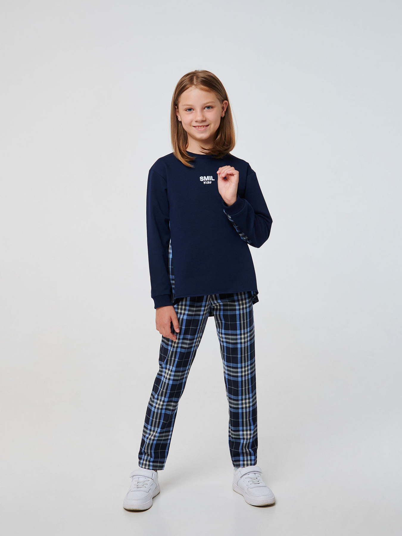 Свитшот SMIL модель smil_116585-temno-sinij Фото