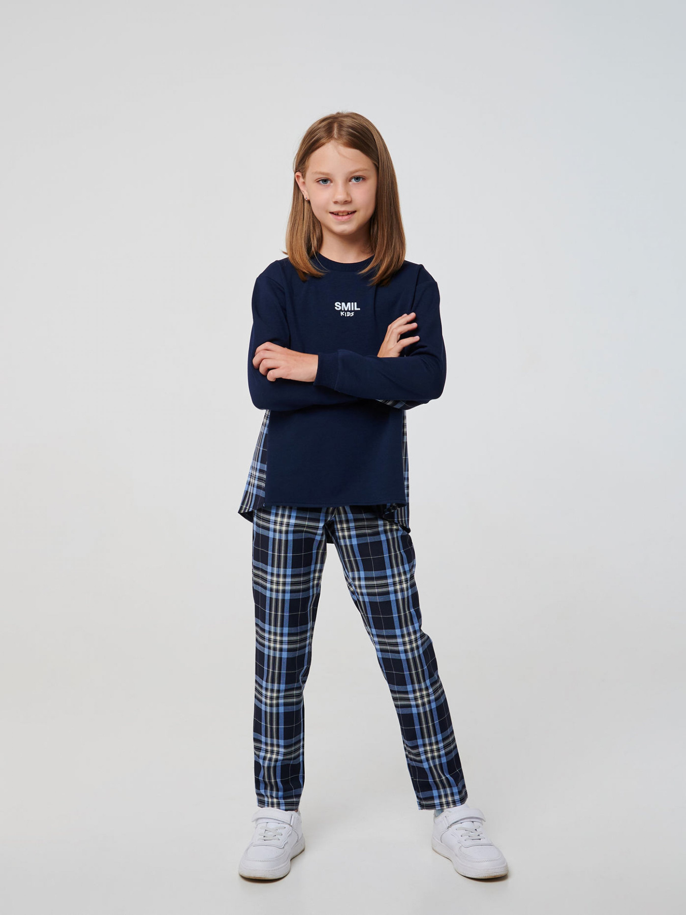 Свитшот SMIL модель smil_116585-temno-sinij Фото