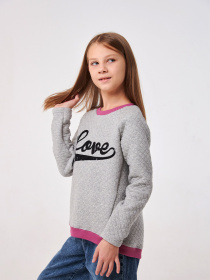 Свитшот SMIL модель smil_116604-seryj-melanz Фото