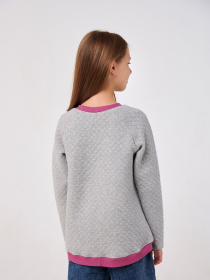 Свитшот SMIL модель smil_116604-seryj-melanz Фото