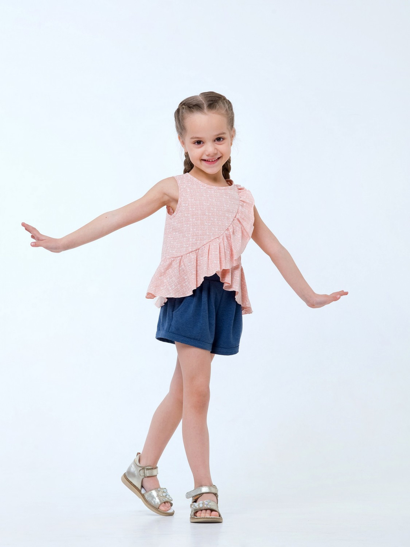 Майка SMIL модель smil_110554-rozovyj Фото