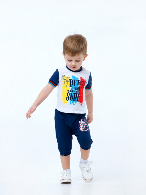 Шорты SMIL модель smil_112312-sero-sinij Фото