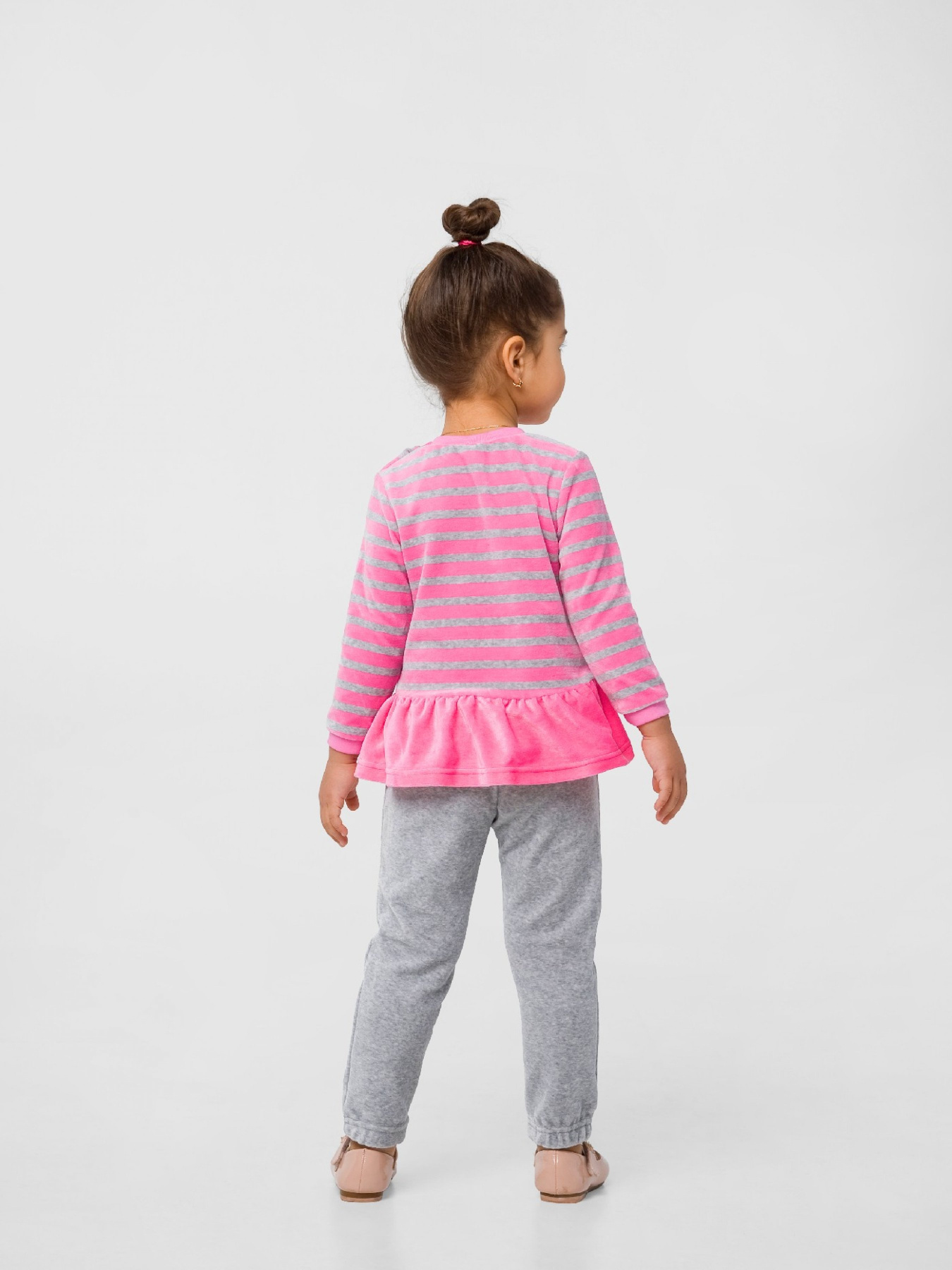 Туника SMIL модель smil_114785-sero-rozovaa-poloska Фото