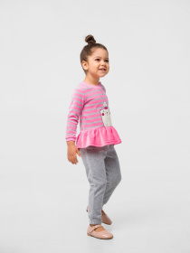 Туника SMIL модель smil_114786-sero-rozovaa-poloska Фото