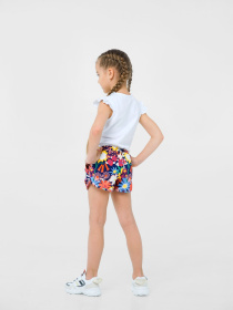 Повсякденні шорти SMIL модель smil_112342-cvety-na-cernom Фото