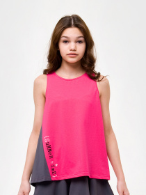 Майка SMIL Модель smil_110638-temno-rozovyj Фото