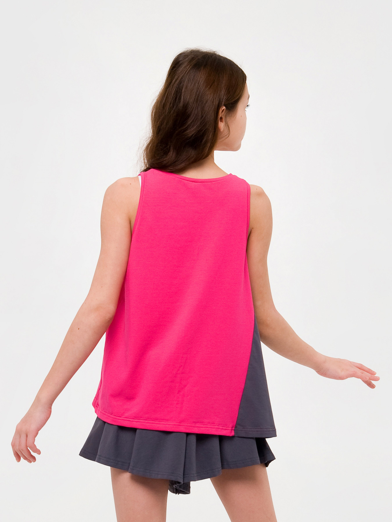 Майка SMIL модель smil_110638-temno-rozovyj Фото