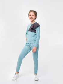 Костюм SMIL модель smil_117210-sero-zelenyj Фото