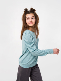 Свитшот SMIL модель smil_116505-sero-zelenyj Фото
