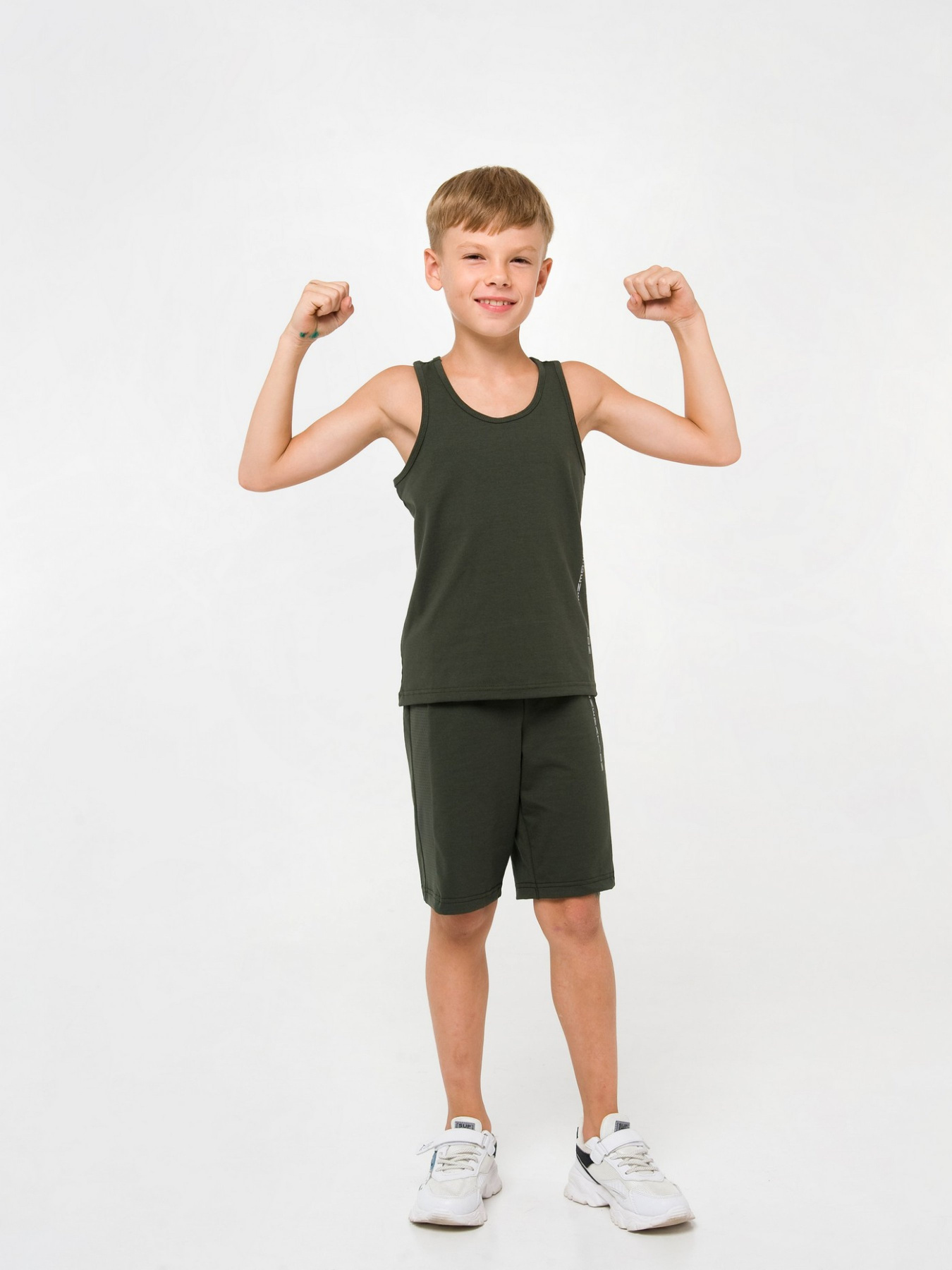 Майка SMIL модель smil_110659-temnyj-haki Фото